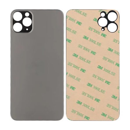 iPhone 11 Pro Max Baksida med Lim - Svart