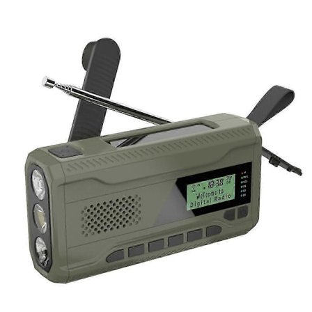 DAB/FM Bluetooth Radio Nödradio Inbyggt 4500Mah Batteri 25-26s