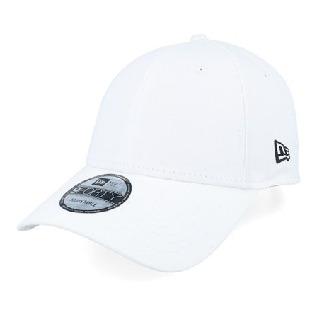 New Era - Wit adjustable Cap - Basic White 9FORTY Adjustable @ Hatstore