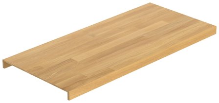 Lundbergs Classic 81581 Dobbelttrin 1300 x 590 x 12 mm, Trapper & rækværk