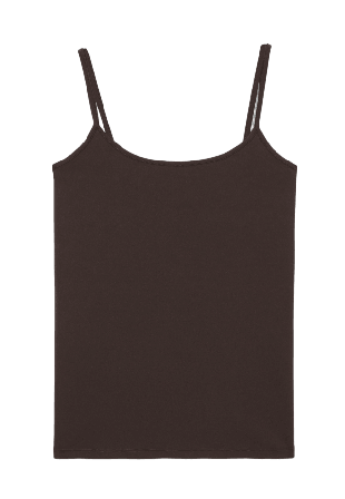 Å WOMAN Baslinne i mikrofiber SARA Linnen Brun S