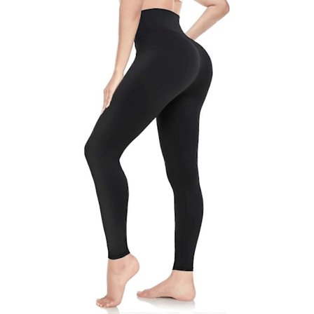 Dame Leggings Bløde Høj Talje Mavekontrol Leggings Sport Træning Fitnesscenter Løb Yoga Bukser XXL XXL