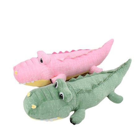 Plyschleksaker-emuleringskrokodil 48 cm