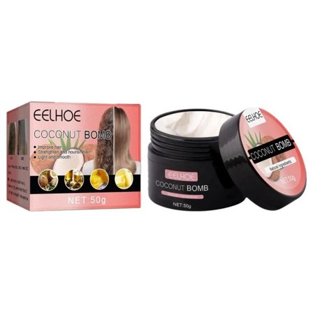Kokosnöt Bomb Närande Hår Mask Näring Infunderande Reparationer Hår Närande Hår Eterisk olja
