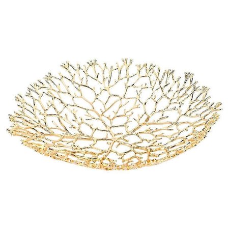 Metall Fruktskål Ornament Hem Soffbord Matbord Fruktkorg Modellrum Hotell Dekorativ