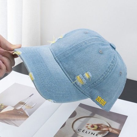 Moderigtig Holes Cap Baseball Cap GUL