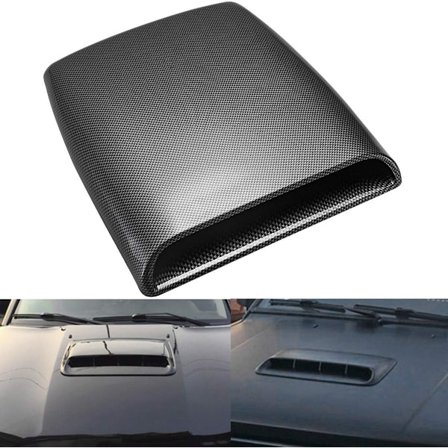 Koristeellinen yleismaailmallinen auton konepellin ilmanottoaukko (hiilikuitu)