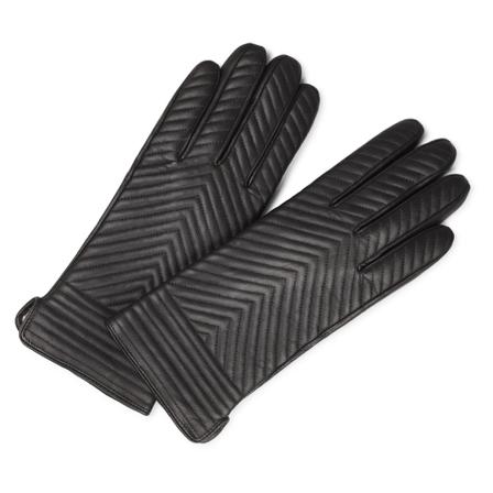 Markberg Damehandske Elvira Quilted Sort, Dame Handsker, Størrelse: 8 IN