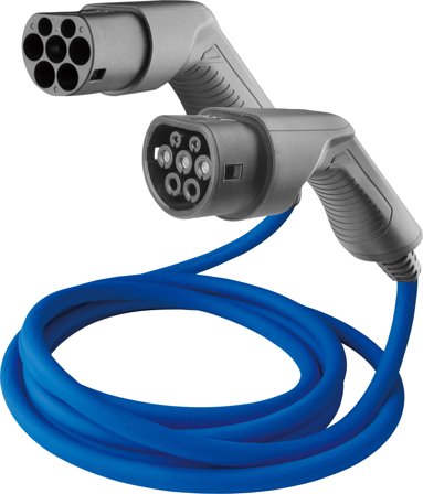 Gelia Amptec Ladekabel 3-fas, mode 3, type 2 til type 2, 32 A 5 meter, Elfordeling & strømforsyning