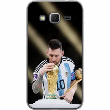 Samsung Galaxy Core Prime Genomskinligt Skal Messi