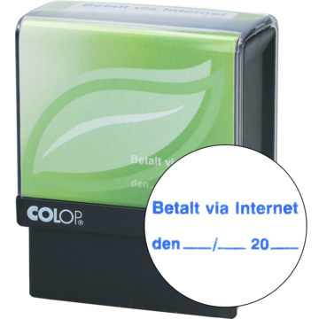 Stempel "Betalt Via Nettet"