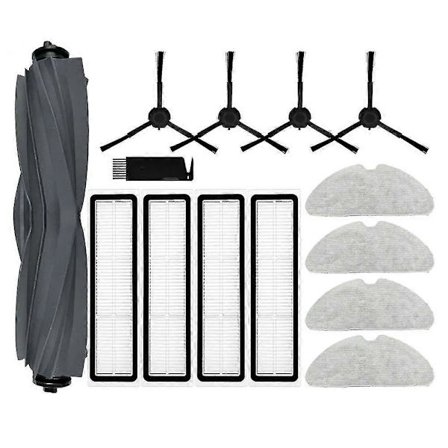 Til För Bot D10S / D10S Pro Robotstøvsuger Rulle Hovedsidebørste Hepa Filter Moppeklude Tilbehør_Gave