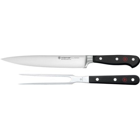 Wüsthof Classic Tranchersett' - 'Stål