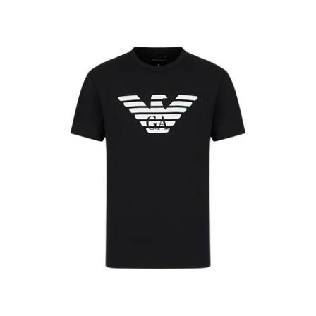 Emporio Armani, T-Shirts Blauw, Heren, Maat:XL