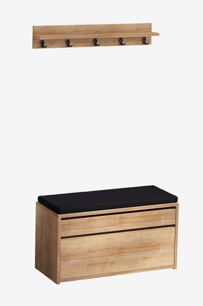 Hanah Home - Entremøbel Boby - Svart - Entrémøbler - Fra Homeroom