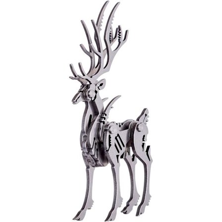 Hirvi 3D-metallipalapeli, malli 3D-metallipalapeli laserleikatut palapelit, Co