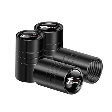 4 stk. Bil Metal Hjul Dæk Ventil Stem Caps Fælg Tilbehør Til Volkswagen VW GTI R Golf 7 Polo Tiguan Passat Jetta Lavida Rline