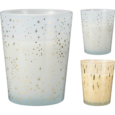 Lys Glasburk Granar Beige 13x16 cm Beige