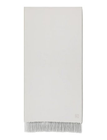 Calvin Klein | Emblem 2-Tone Fringe Mw Scarf | ONE SIZE