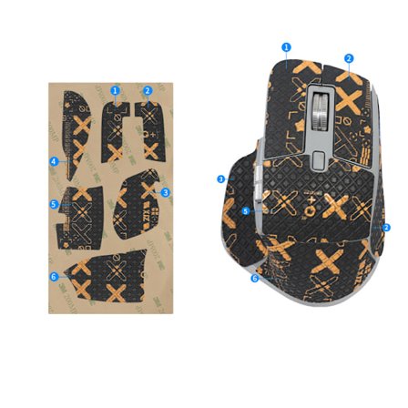 Förbättrade Grepp Musklister för Logitech MX Master 3S