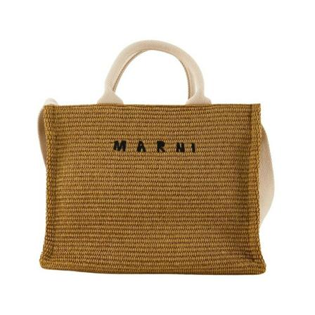 Marni, Tote Bags Brązowy, Kobieta, Rozmiar: ONE Size