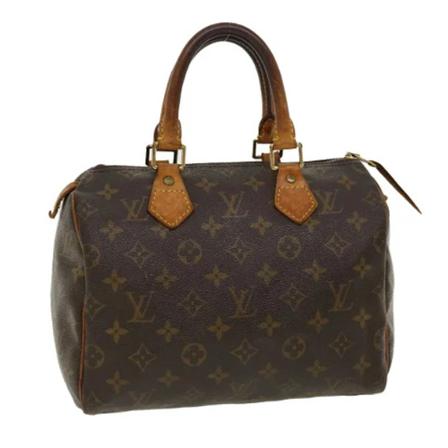 Louis Vuitton Vintage, Pre-owned Speedy 25 Monogram Handbag Bruin, Dames, Maat:ONE Size