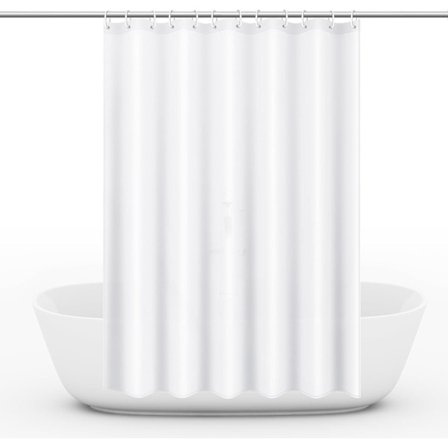 Vedenpitävä suihkuverho 180x180cm, nopeasti kuivuva suihkuverho – Homeenkestävä, ulkosuihkuihin ja kylpyhuoneeseen