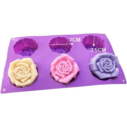 Roseformet Non-Stick Form - Silikonform Multi-Huleform til
