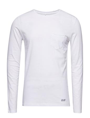 Bhnicolai Tee L.s. T-shirts Long-sleeved Valkoinen Blend