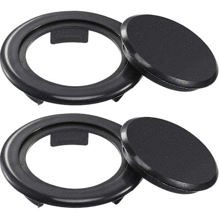 2 stk. Bordparaplyhulring Tyk hulprop pvc Parasol Bordhulbeskytter Med hætte Vandtæt Bordprop Db