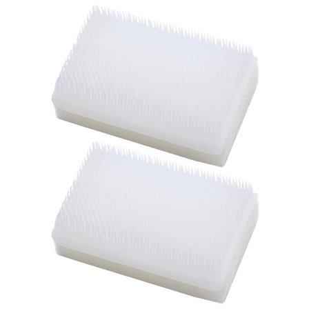 2-pakkaus Ability Brush Sensory Defense Brush Wilbarger Healing Brush (8X4,7CM, valkoinen)