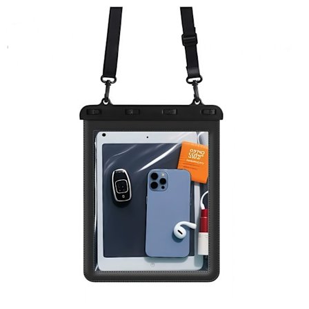 PICTET.FINO RH02 IPX8 Vedenpitävä Laukku Yhteensopiva Tablet Kosketusnäytön kanssa 30m Vedenalainen Pussi