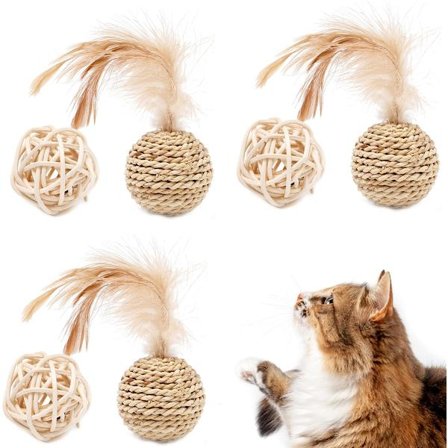 Interaktiiviset lelut kissanpennuille 6 kappaletta kissanleluja kissanpennun koulutukseen interaktiivinen sieppari kissanpennun hammasharja 