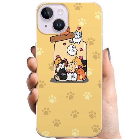 Kompatibel Mobilcover til Apple Apple iPhone 15 Katte i dåse