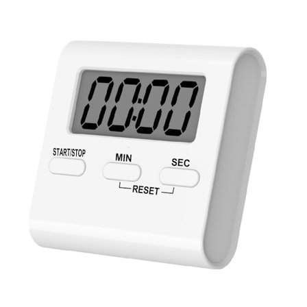LCD Skærm Digitalt Køkken Nedtællingsur Madlavningsalarm Elektronisk Timer Plastmateriale til Madlavning Sport Kontorbrug