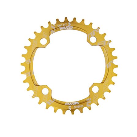 104bcd 32-42t Cykelkæde Klinge Mtb Kædehjul Smalt Bredt Ovalt Rundt Tand