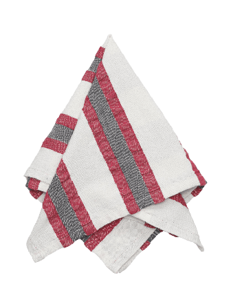 Svanefors Lollo Servett Jultextil Röd 45x45 cm