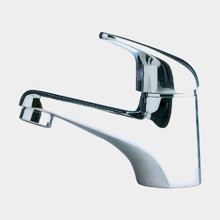 Engreppsblandare båt Barka Kappa MM6000, 3/8" G (BSP), förkromad mässing