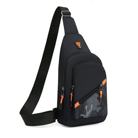 Herre Sling Bag Crossbody Taske SORT