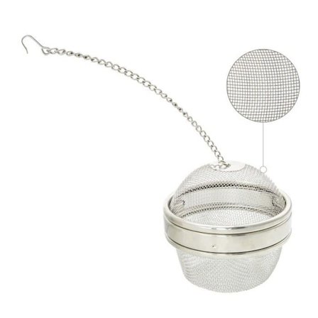 Risboll - Oryx kryddboll - 5072010 - Krydd/nätsboll för kryddor/te/bönor i rostfritt stål 9 cm med kedja