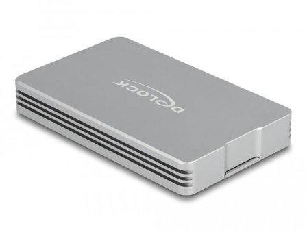 Delock USB4 40 Gbps SSD-kabinett - M.2 NVMe Card - Thunderbolt 4, USB-C 4