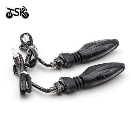 Blinklysindikator LED Kompatibel med Ktm 1190 890 1050 200rc 390 1290 790 Duke Motorsykkel Tilbehør-hao Black