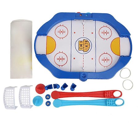 Mini Bord Ishockey Konkurrence Spil Legetøj Sæt Pædagogisk Forældre Barn Interaktivt Børnelegetøj (Bord ishockey spil)
