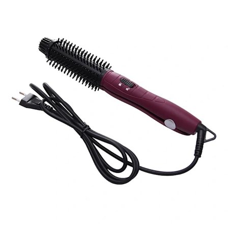 Varmebørste til hår med kold spids, keramisk cylinder, styling, krøllejern, sort, 19 mm