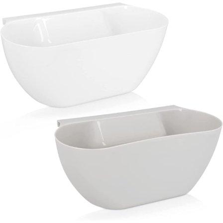 2 kpl keräysastia keittiöjätteelle ripustettavaksi - 2 roskakorin setti biojätteelle, keittiön roskakorit