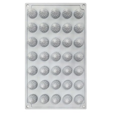 Hindbær Silikoneform 35 Huller Non-stick Fødevaregodkendt Nem Frigørelse DIY Kagedekoration Fondant Slik Chokolade Candy Gelé Is Bageform