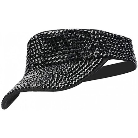 Glimtende Rhinestones Almindelig Sport Solskærm Justerbar Sommer Kasket Visor Kasketter til Kvinder Mænd Golf Tennis Cykling Løbetur Jogging