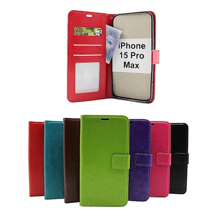 Crazy Horse Wallet iPhone 15 Pro Max