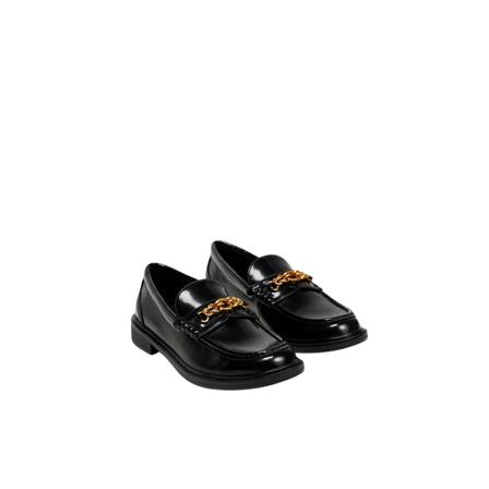 Mango Loafers med kæde Sort, Dame, Størrelse: 38 EU