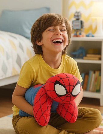 Mister License Plush 2 In 1 Pillow - Blue - ONE SIZE